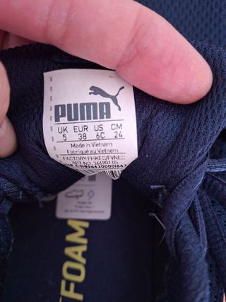 Zapatillas Puma Azul y Amarillo