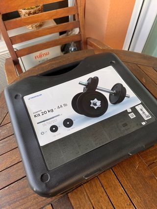 Kit de pesas Decathlon 20kg