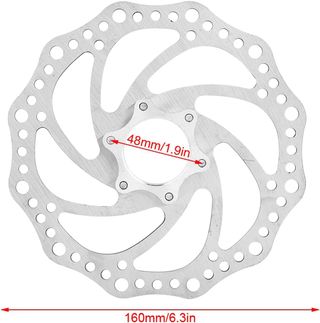 ✨ - Freno de disco de freno Shimano Deore 160 mm