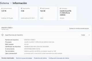 Torre Gaming Dell OptiPlex i7 16GB GTX 1050 Ti