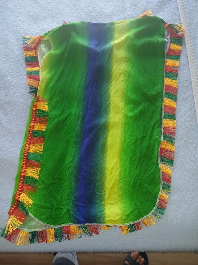 Vestido niña  con flecos