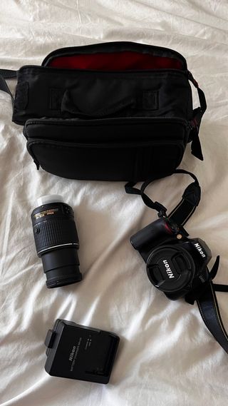Kit Cámara Réflex Nikon D3400 + 2 Objetivos