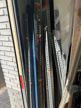 Bandejas de estantería metálicas (pack)