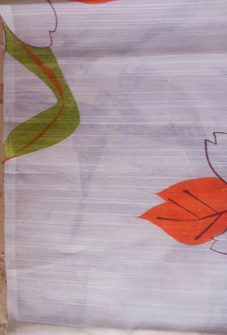 Tende vintage anni 70 fiori