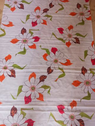 Tende vintage anni 70 fiori