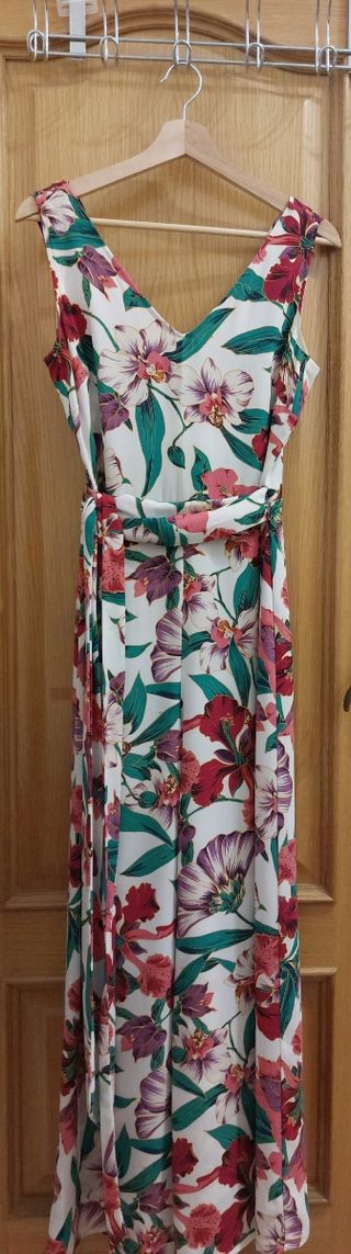 Mono largo Cortefiel estampado floral