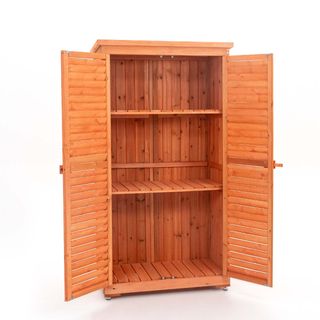 Armario Exterior Gardiun Emmy Madera 87x46x160cm