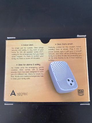 Sirena Aeotec Gen5 Z-Wave Plus