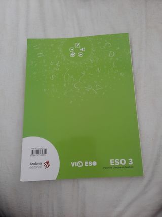 Libro valenciano 3 eso Andana