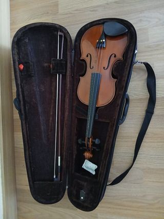 Violín completo con funda