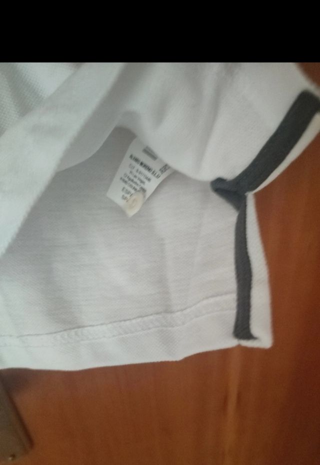 Polo Alvaro Moreno Blanco Talla M