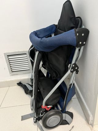 Mochila silla montaña portabebé