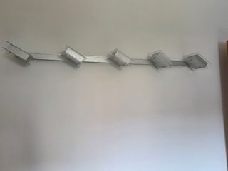 Lámpara de pie moderna cristal y metal