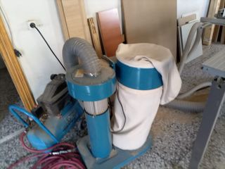 Chapadora EB 25 + cuadradora y aspersion de polvo