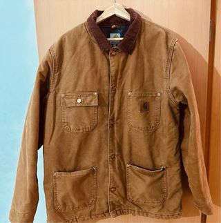Chaqueta Carhartt OG Marrón Cuello Terciopelo
