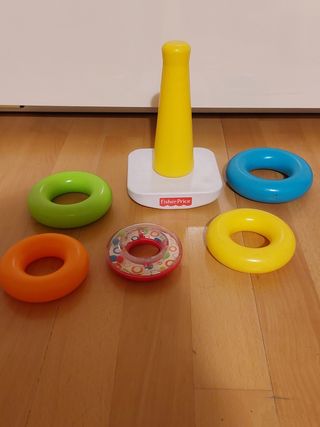 Lote 3 juegos de encajar y apilar