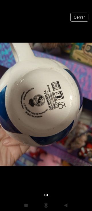 Taza Real Madrid Balón Cerámica
