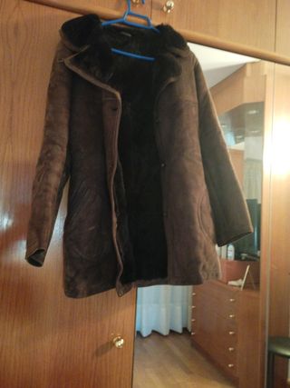 Chaquetón forrado marrón 