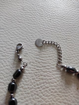 Braccialetto Ematite e Acciaio
