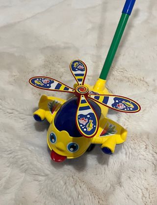 Avião de empurrar para bebé