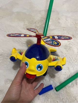 Avião de empurrar para bebé