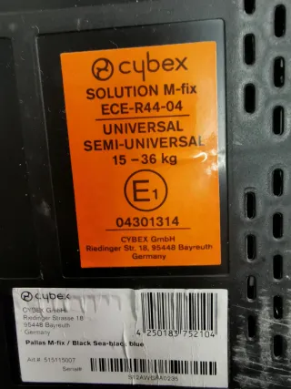 Silla Cybex Pallas 2 Fix grupo 1,2 Y 3