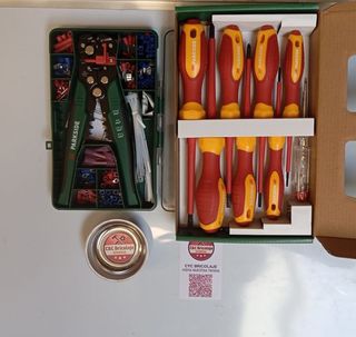 Kit herramientas eléctricista Parkside con regalo