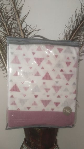 Juego de Sábanas Pirineo Rosa 1'50