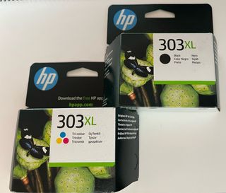 2 Cartuchos HP 303 XL Negro y Color