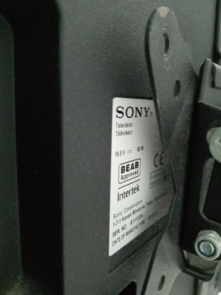 Televisor Sony 32" Negro