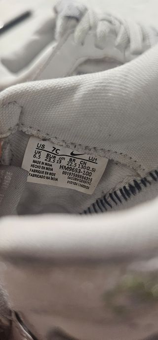 Zapatillas Nike Air Force 1 Bebé Blancas