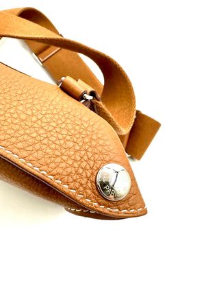 Bolso Hermès vide-poche cuero marrón