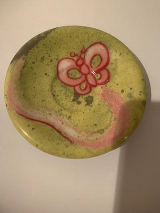 Tazza Thun nuova con decoro farfalla