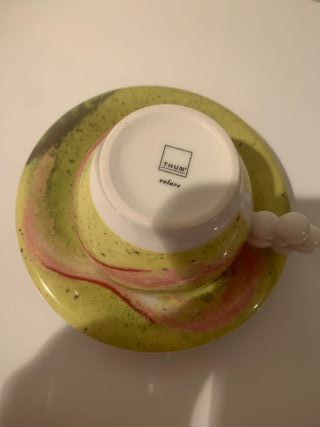 Tazza Thun nuova con decoro farfalla