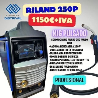 Soldador MIG Riland 250P PulsadoSoldador MIG Rilan