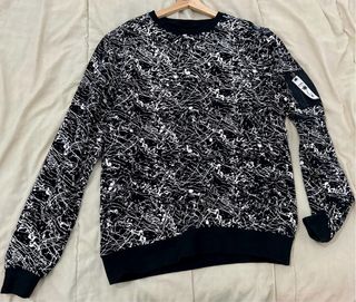 Sudadera CSBL vintage negra y blanca
