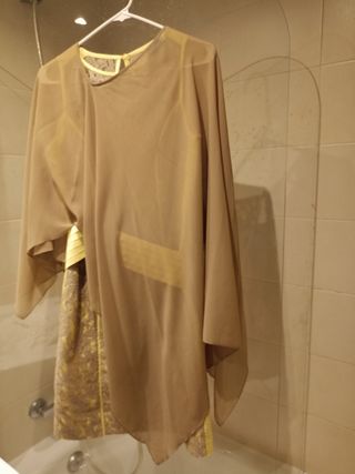 Vestido Joya Oro y Amarillo para Boda