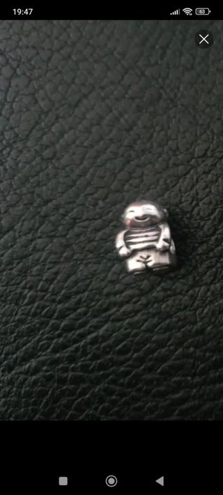 Charm Cochecito Bebé Pandora Plata