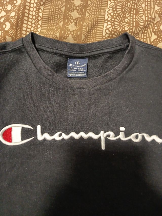 Camiseta Champion Negra