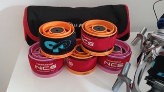 3 Carretes Shimano: 2 XSD 14000 y 1 XSC 1400