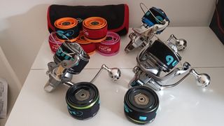 3 Carretes Shimano: 2 XSD 14000 y 1 XSC 1400