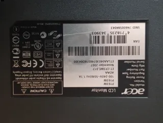 Monitor Acer 19"