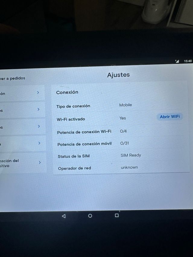TPV para Just Eat H10-3 con impresora integrada 