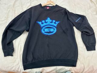 Sudadera Royal Wear Vintage Negra y Azul