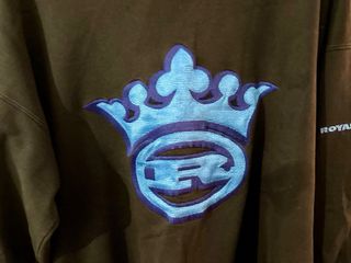 Sudadera Royal Wear Vintage Negra y Azul