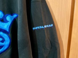 Sudadera Royal Wear Vintage Negra y Azul