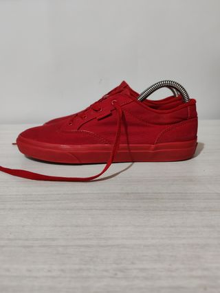 sneakers vans red scarpe originali shoes schuhe 