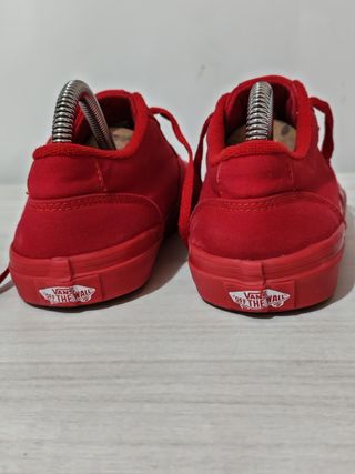 sneakers vans red scarpe originali shoes schuhe 