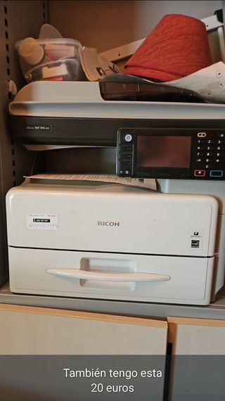 Impresora Ricoh Multifunción Blanco/Gris
