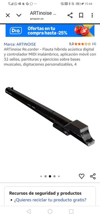 ARTINOISE Re.corder Flauta MIDI Digital